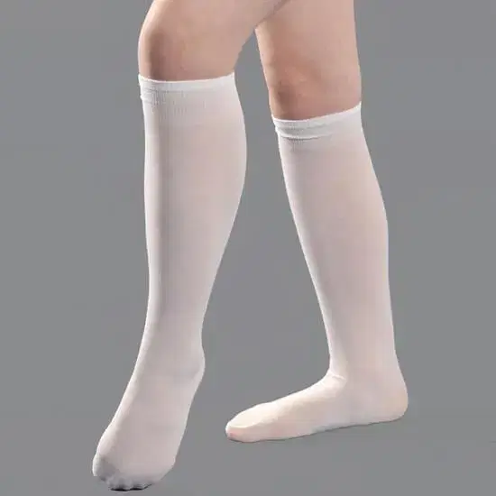 White Knee Socks