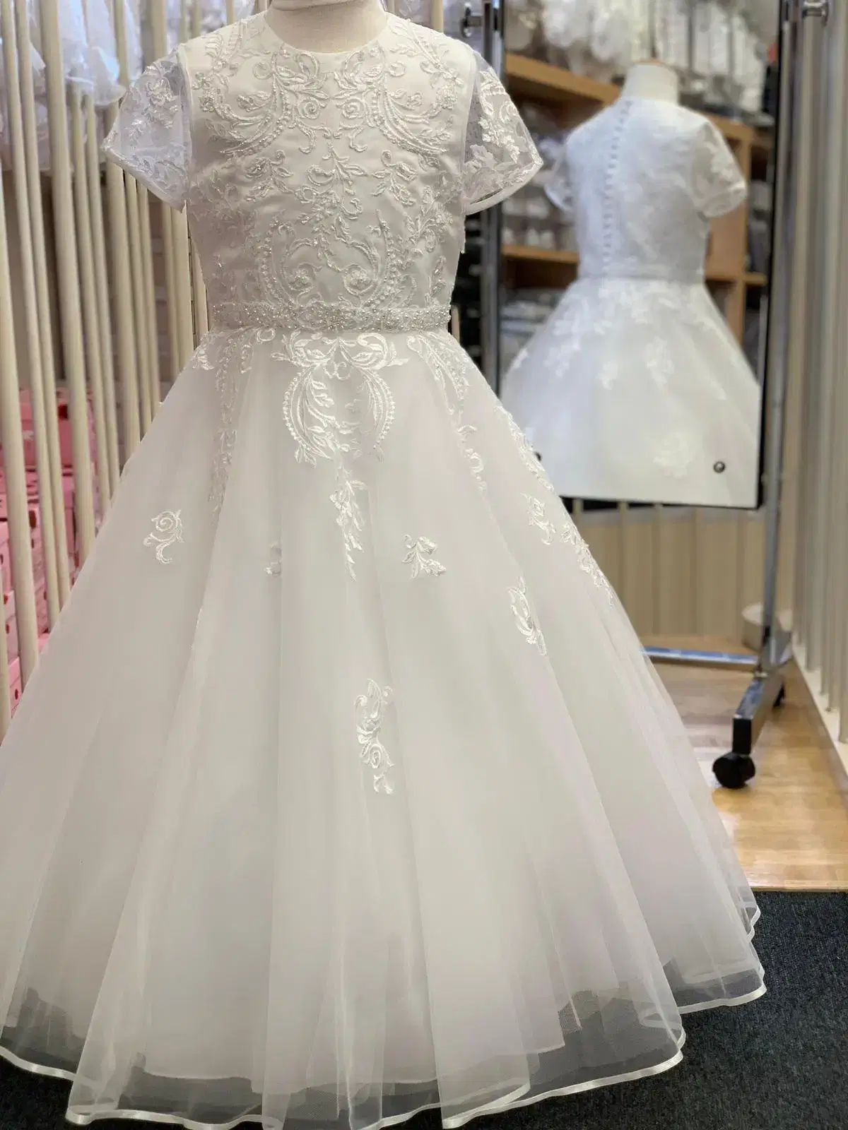 Child in elegant gown