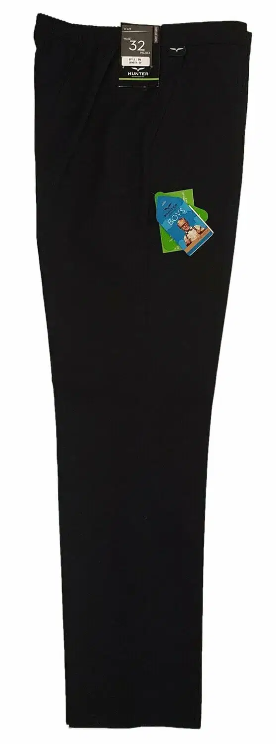 Boys Youths Sturdy Elastic Trousers