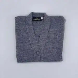 Plain Cardigans Grey