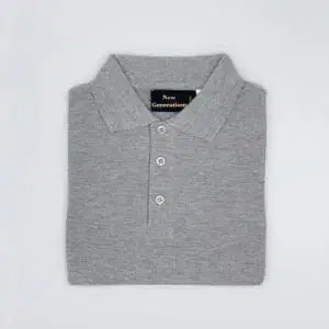 Men's Casual Gray Polo Shirt - Comfortable and Stylish for Everyday Wear.