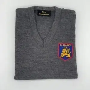 Crested Grey Jumper St. Marks Community School