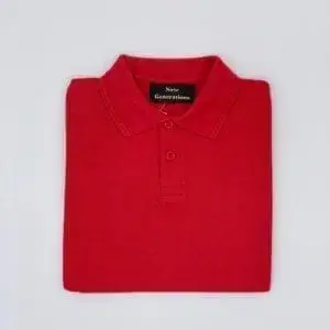1342 Short Sleeve Poloshirt Red