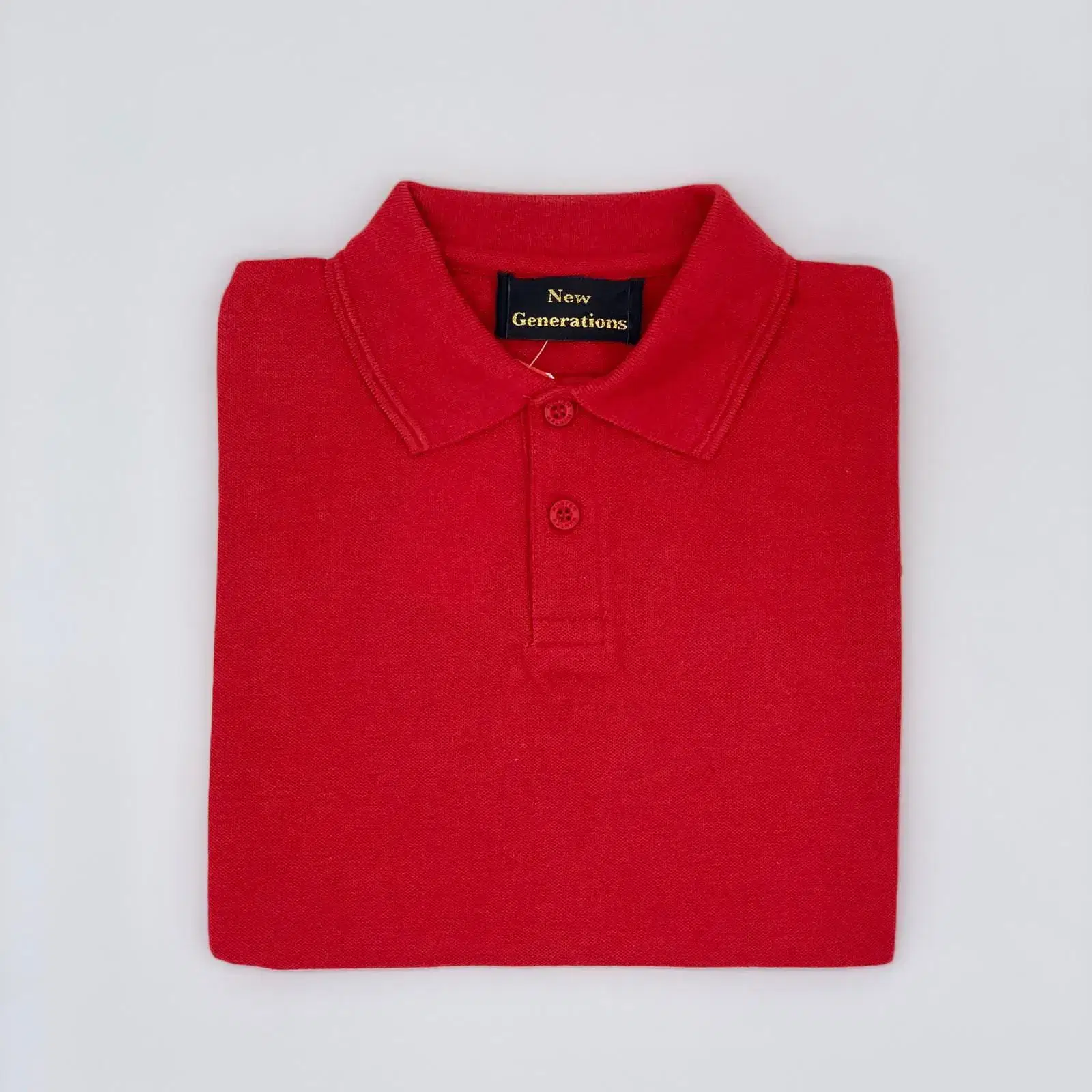 1342 Short Sleeve Poloshirt Red