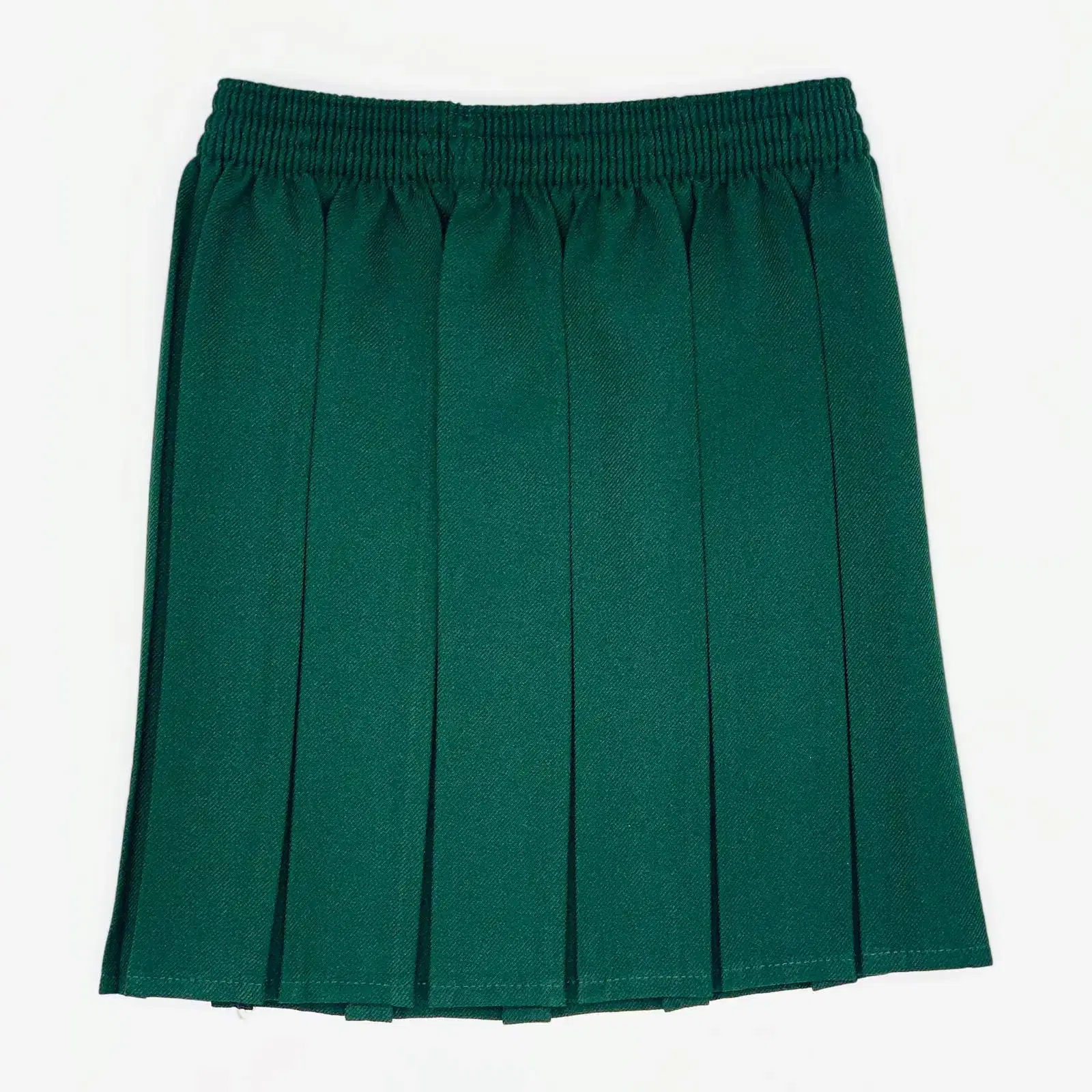Green Pleated Skirt