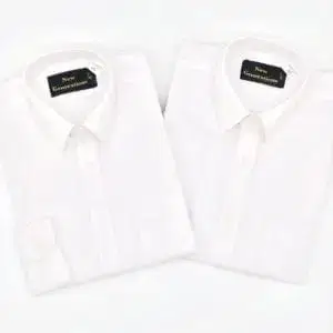 Twin Pack Long Sleeve Shirt White
