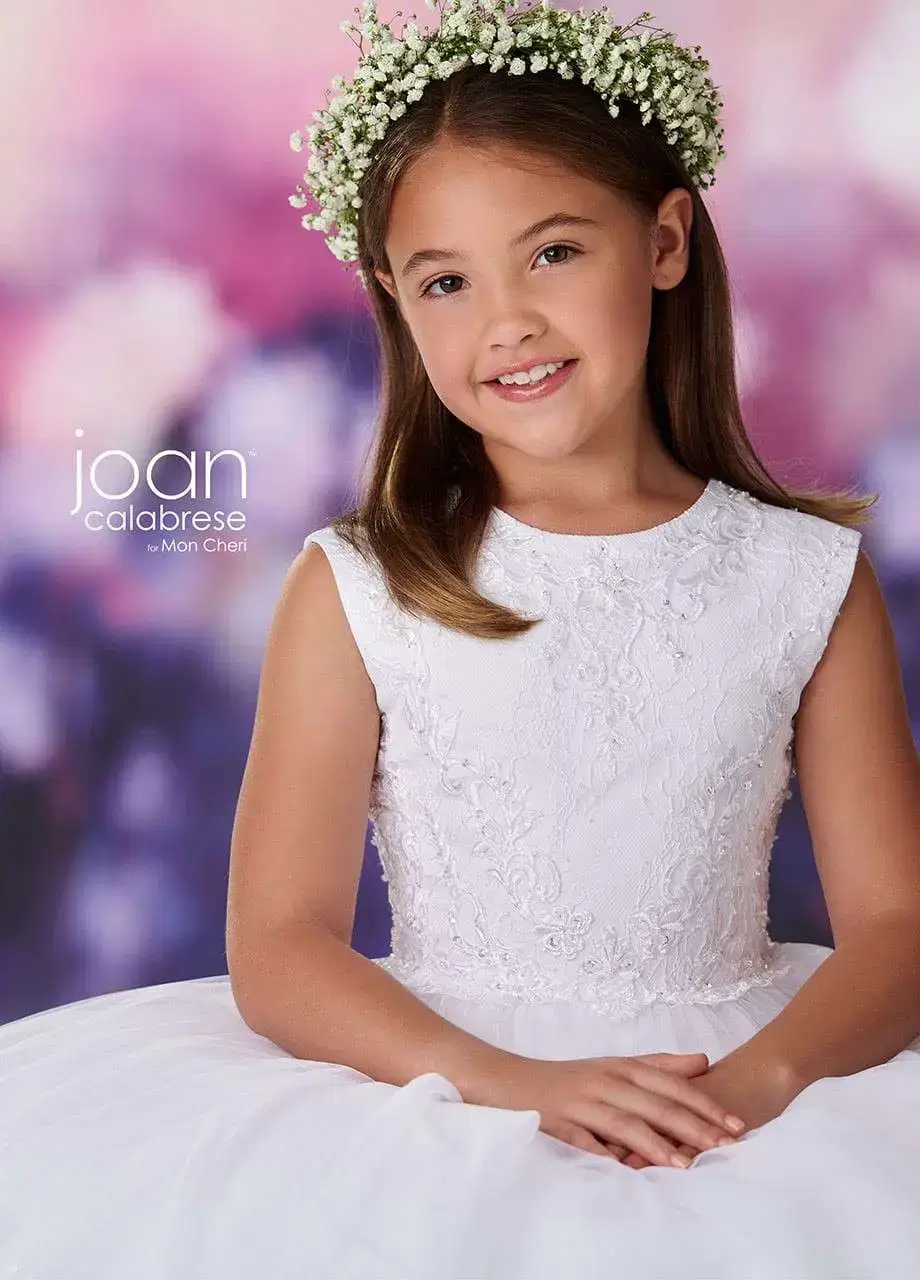 Smiling girl with floral crown