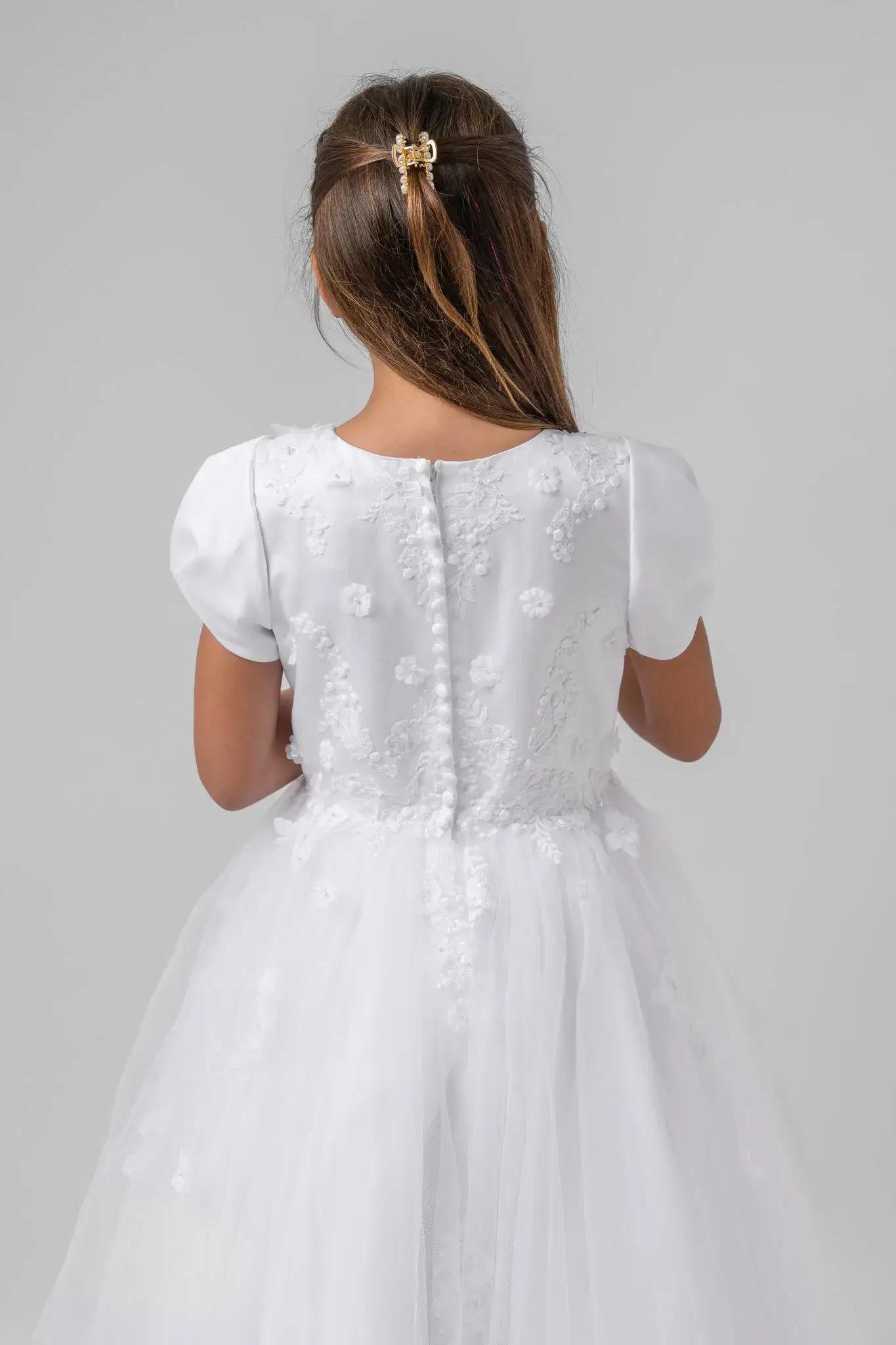 Girl in white dress