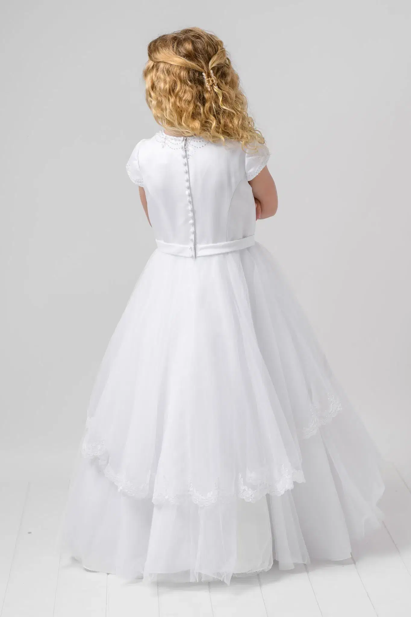 Girl in white dress
