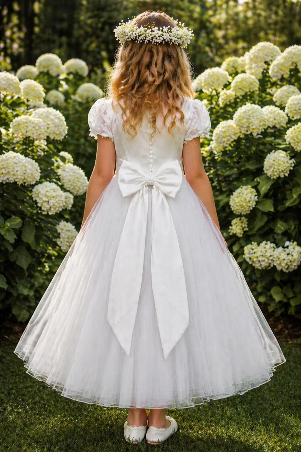 Floral-Crowned Flowergirl