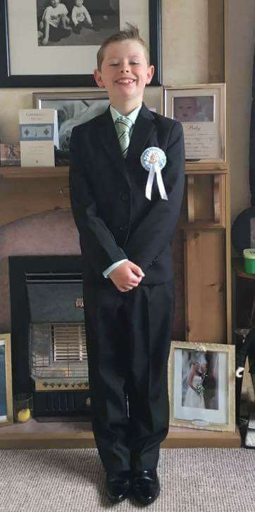 boy with suit