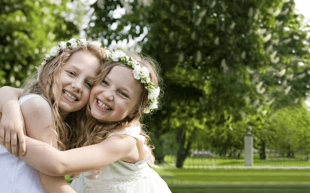 Girls hugging each other