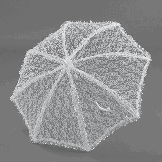 White Transparent Parasol