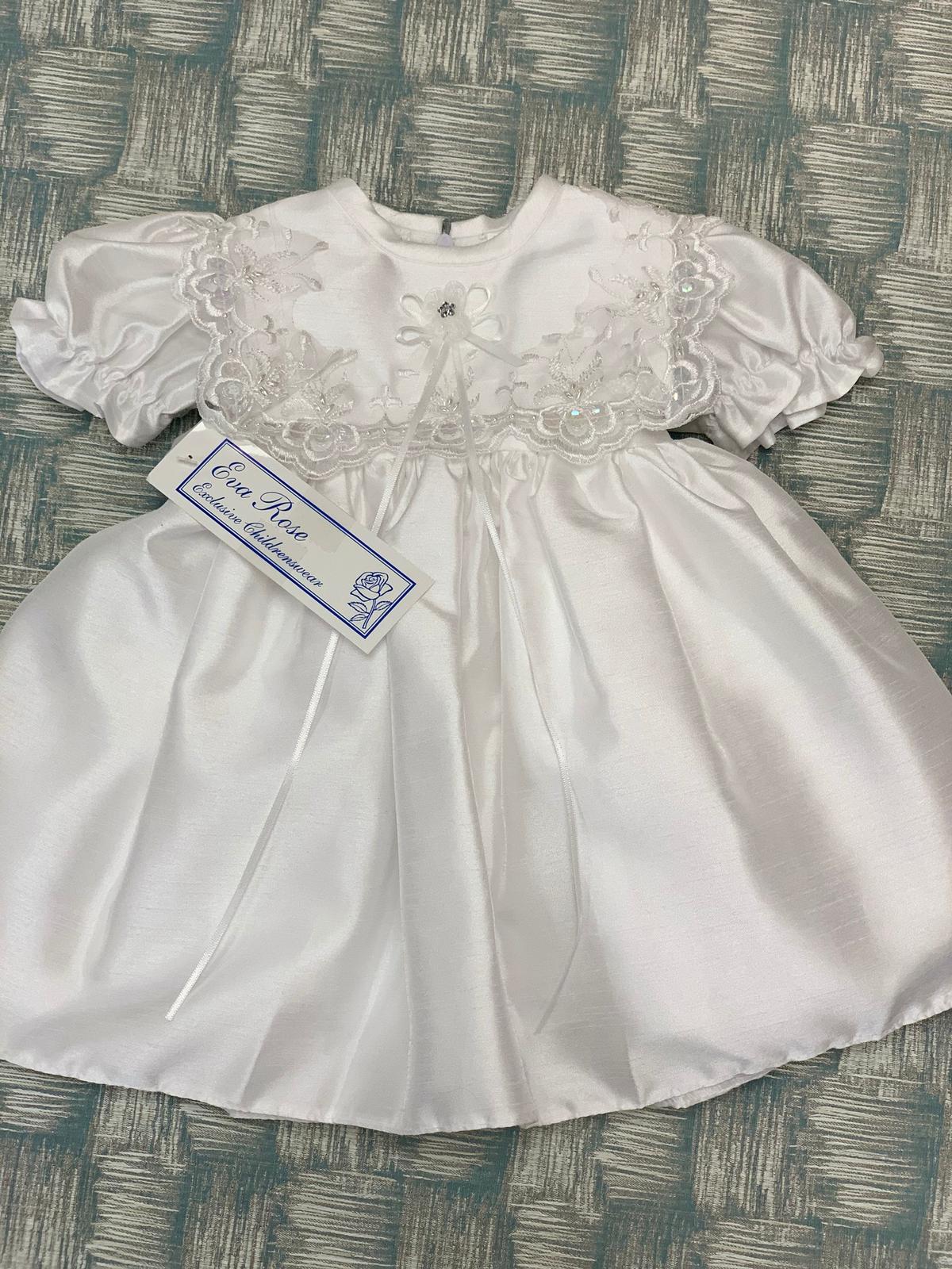 White Christening Eva Rose Dresses