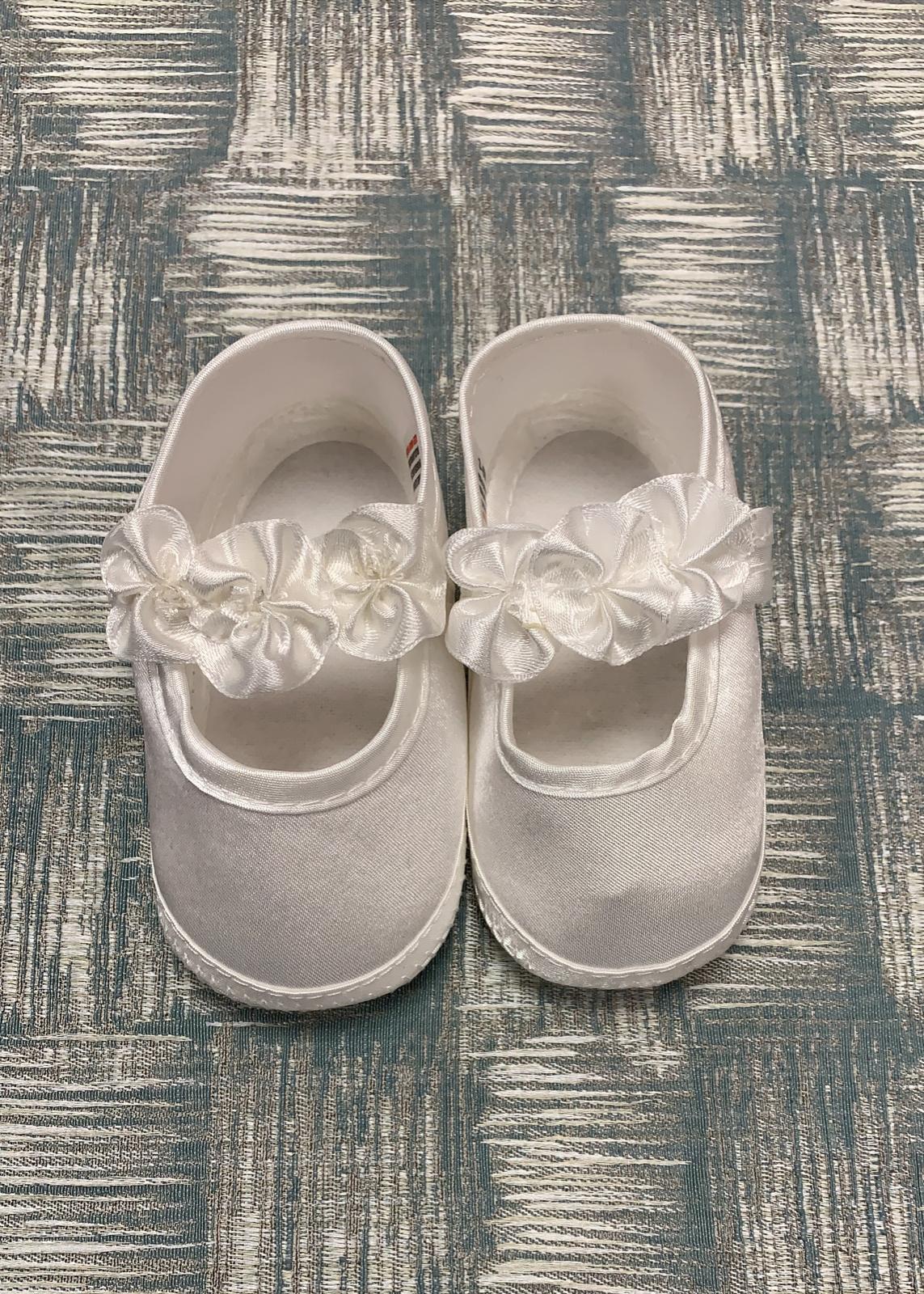 IVORY GIRL CHRISTENING SHOES