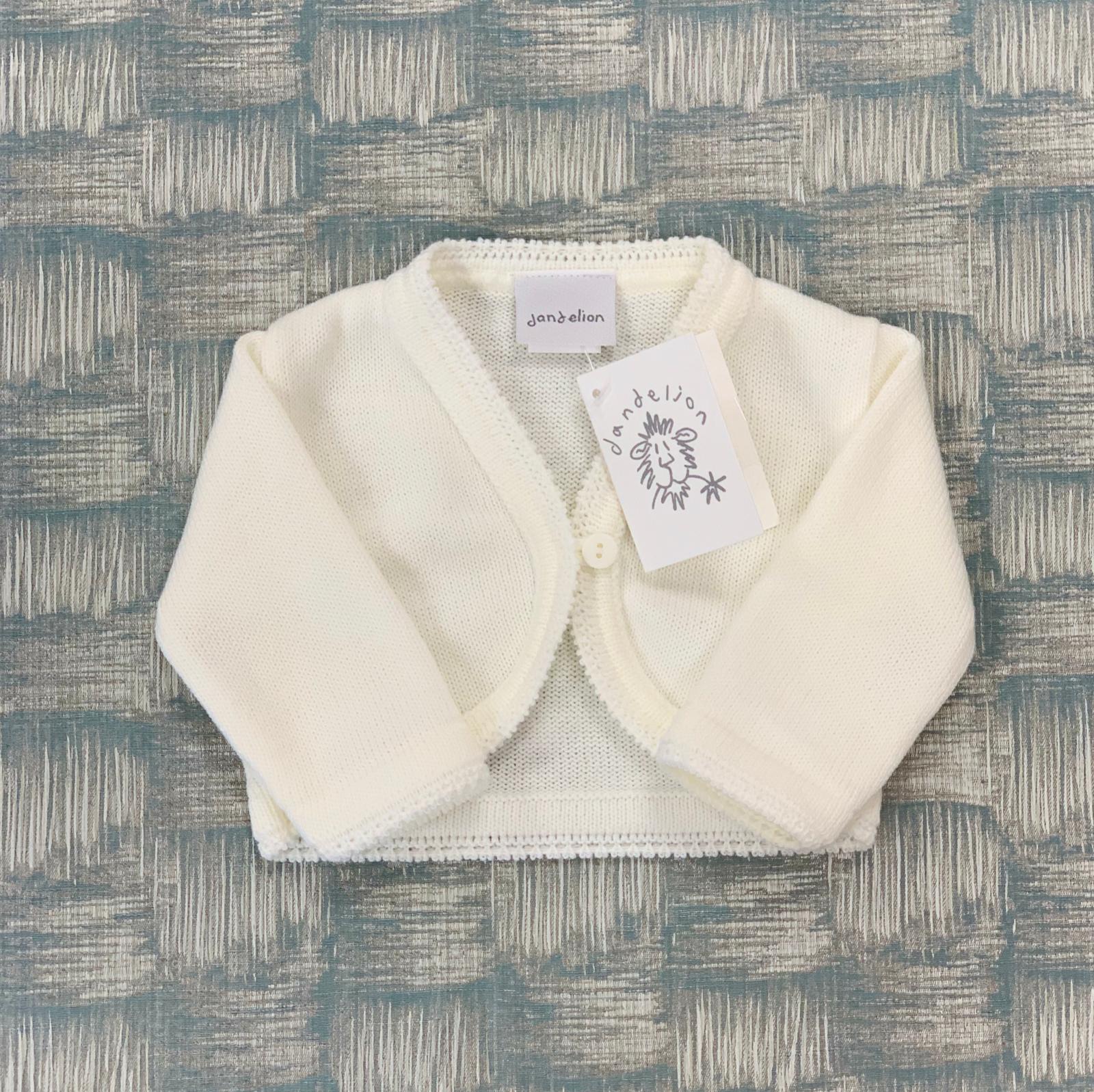 REDWOOD DANDELION PLAIN IVORY CARDI