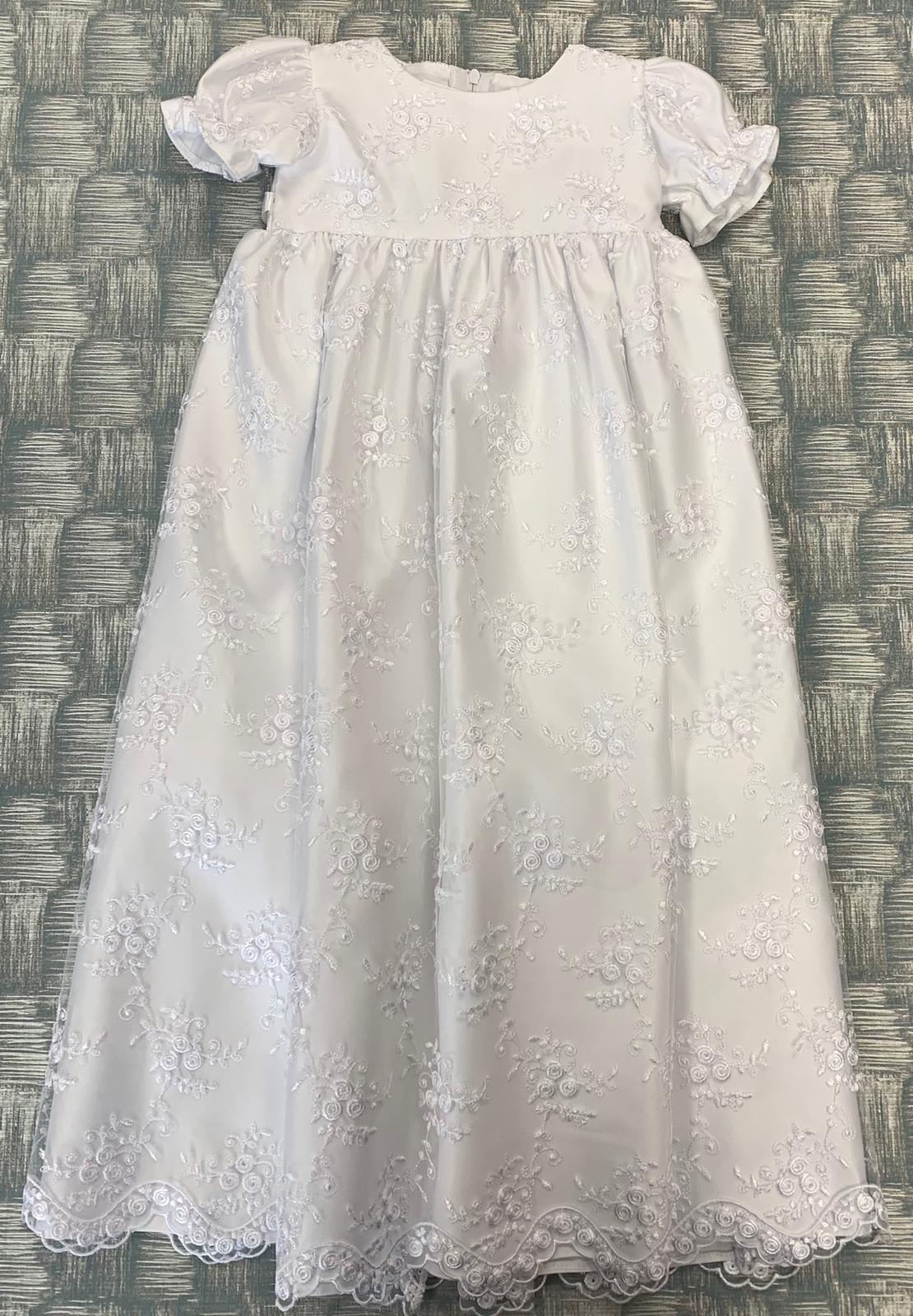 White Christening Visara Dresses