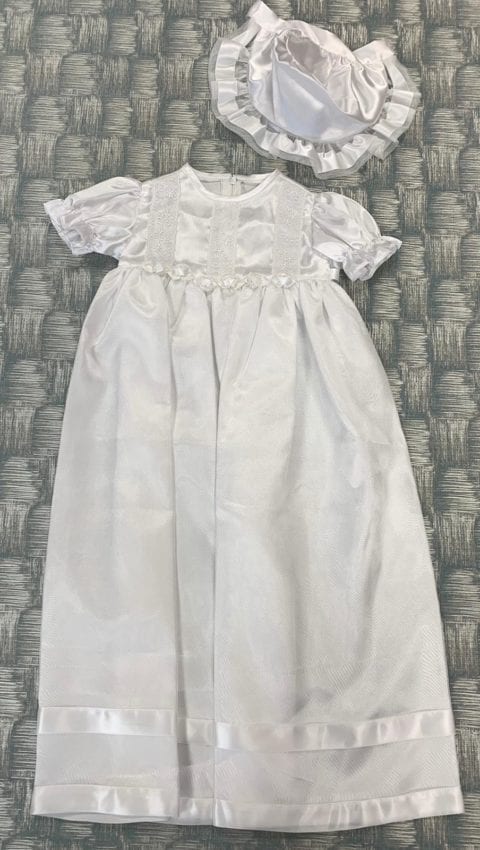 white company christening outfit