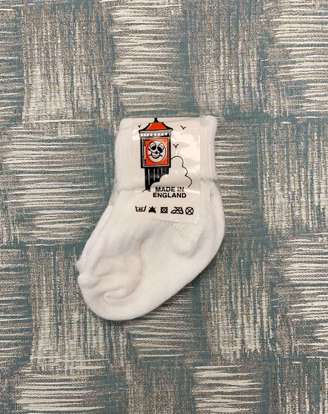 WHITE BABY BOY SOCKS