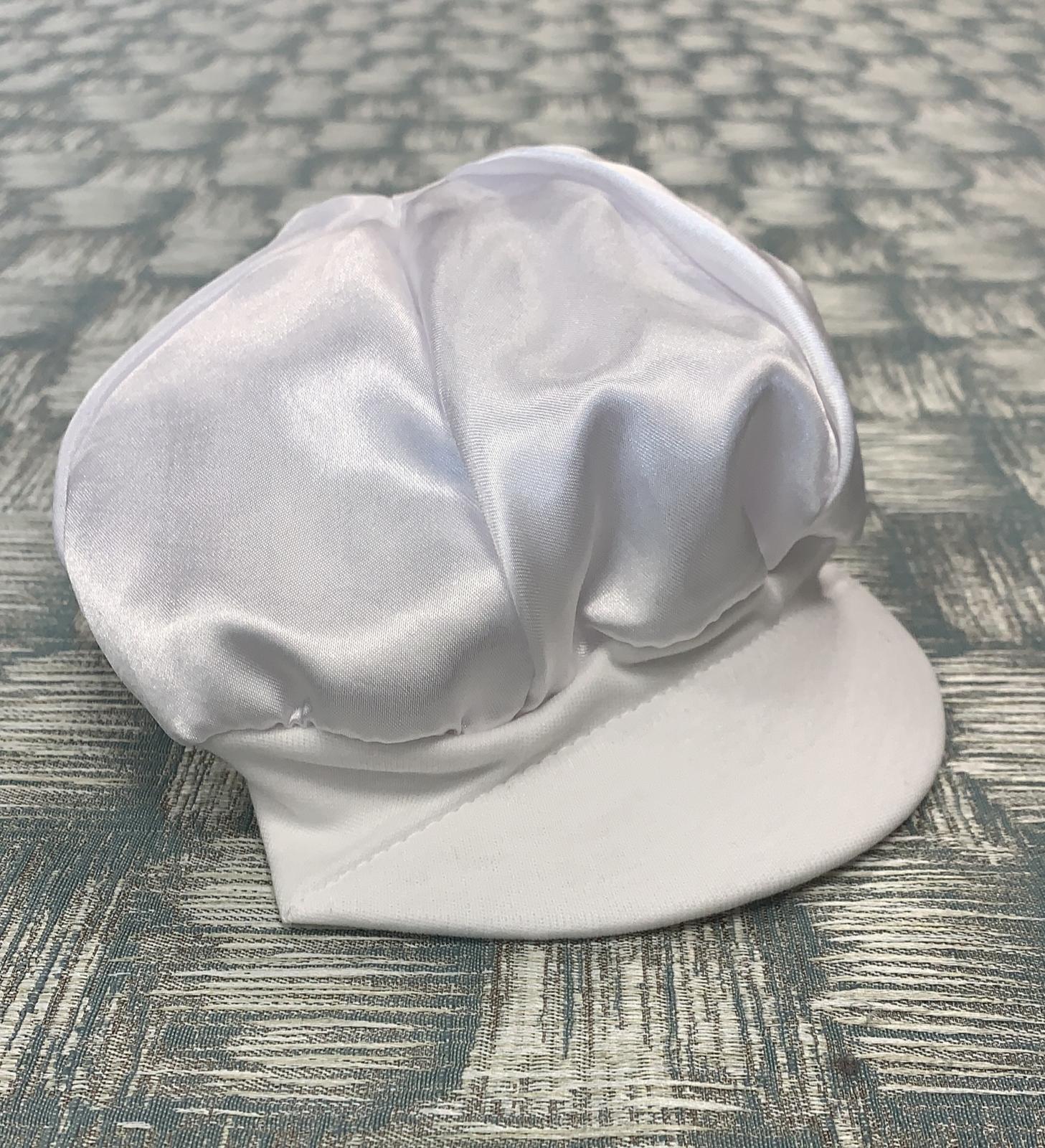 WHITE BOY CHRISTENING HAT