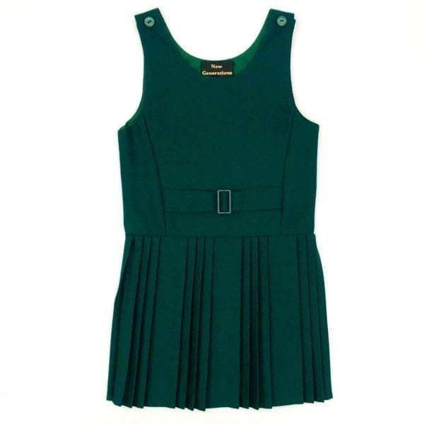 Green Pinafore dress