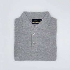 Men's Casual Gray Polo Shirt - Comfortable and Stylish for Everyday Wear.
