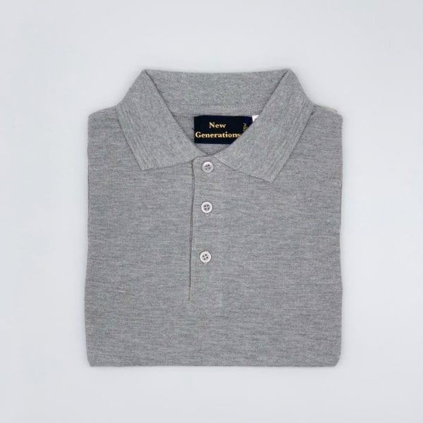 Men's Casual Gray Polo Shirt - Comfortable and Stylish for Everyday Wear.