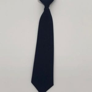 Plain Navy Elastic Tie