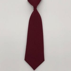 Plain Wine Elastic Tie