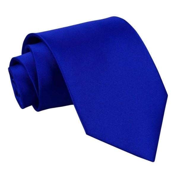 Plain School Tie Royal Blue (Long) - New Generations