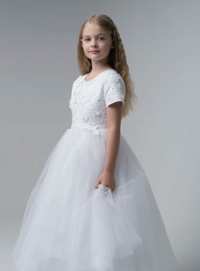 Holy communion white dress 