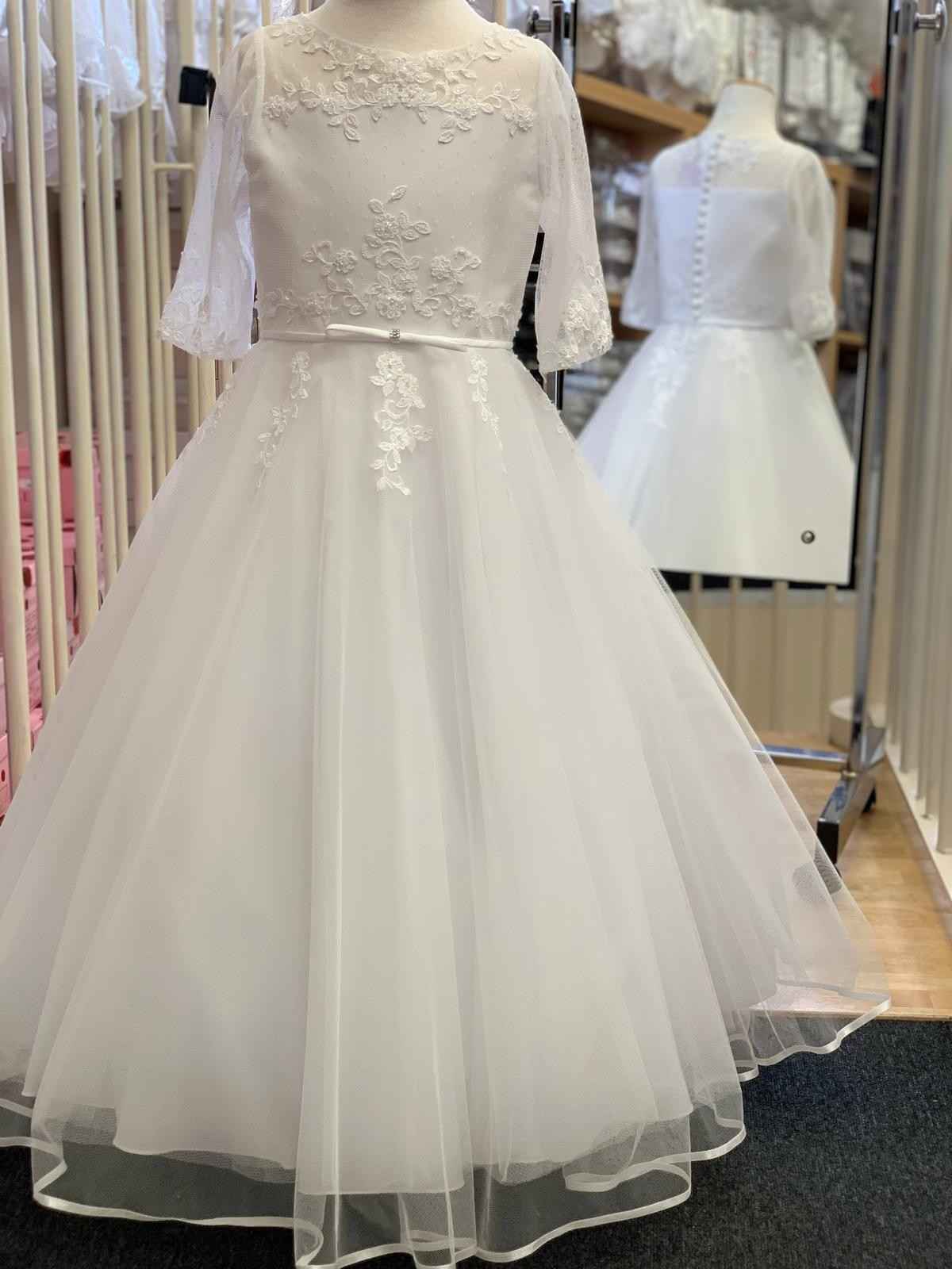 Lace flower dress