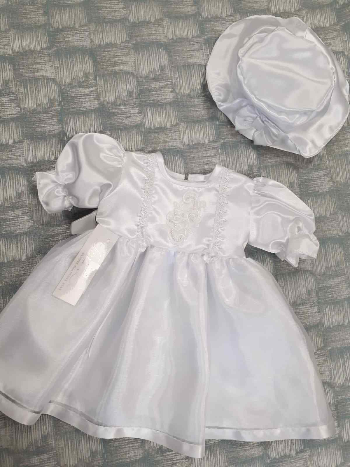 Satin christening set