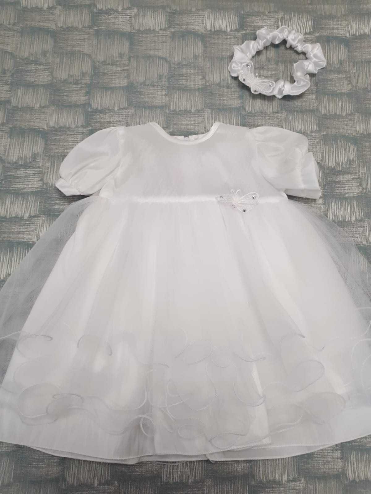 Puffy white dress