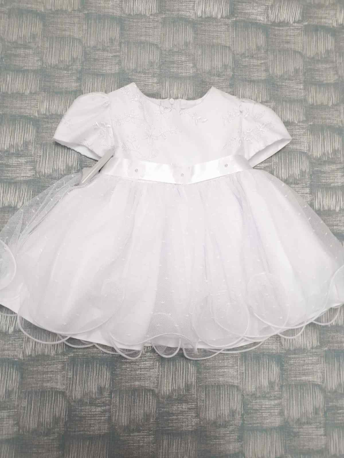 White child dress with embroidery