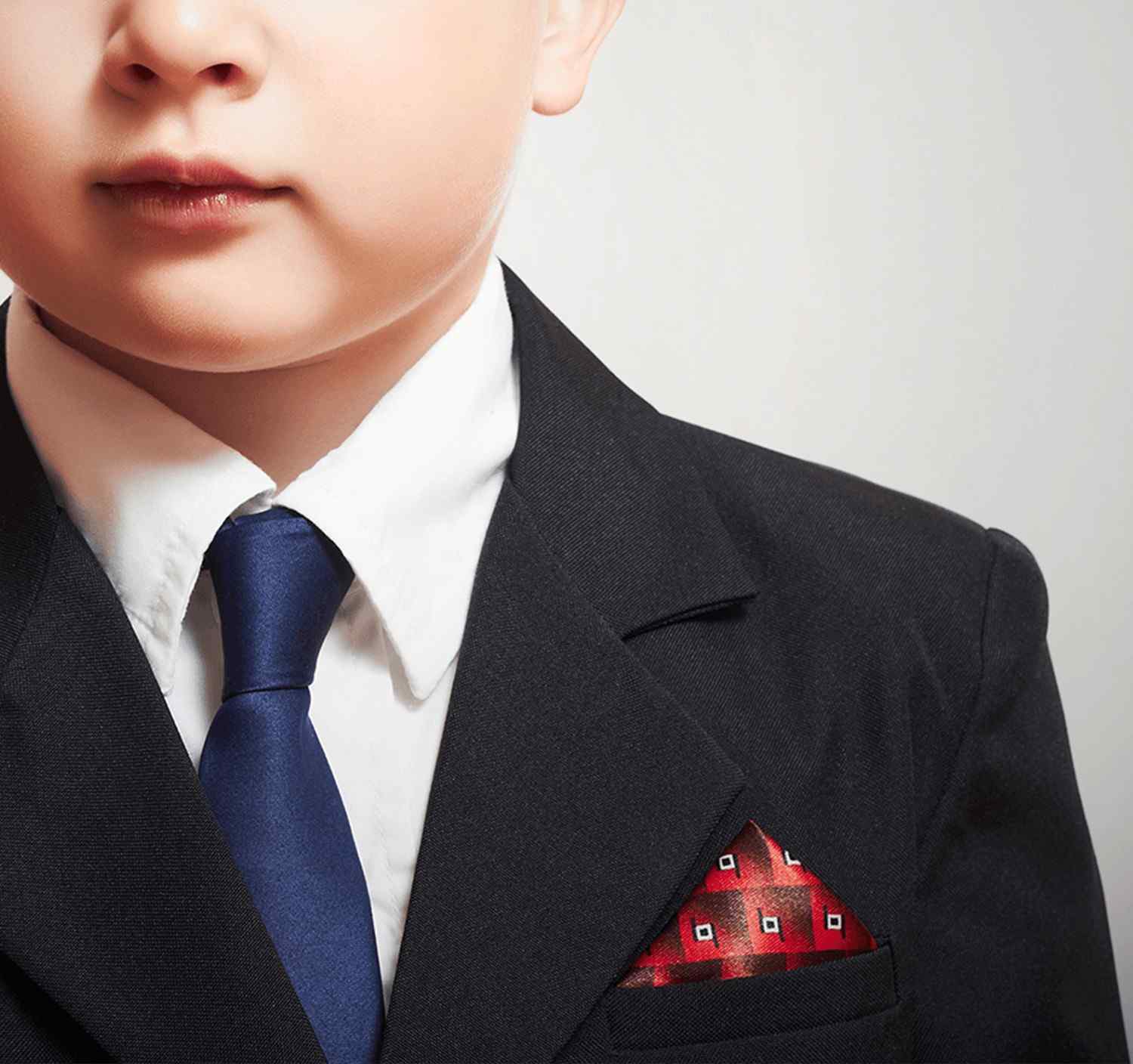 Child in suit