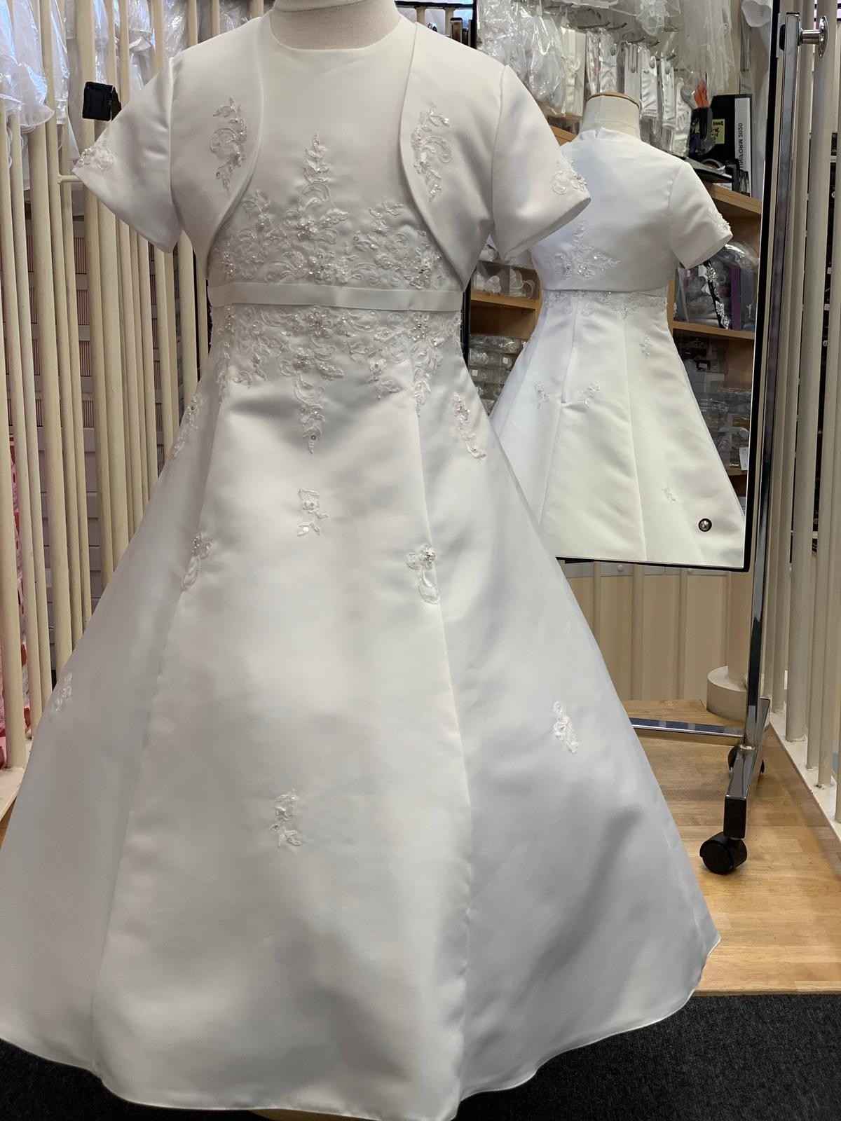 White floral dress