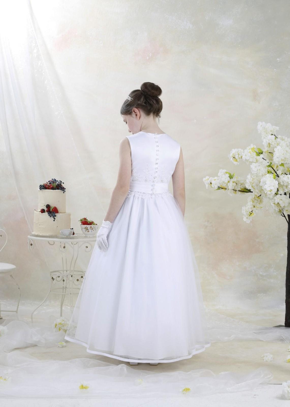Elegant white gown